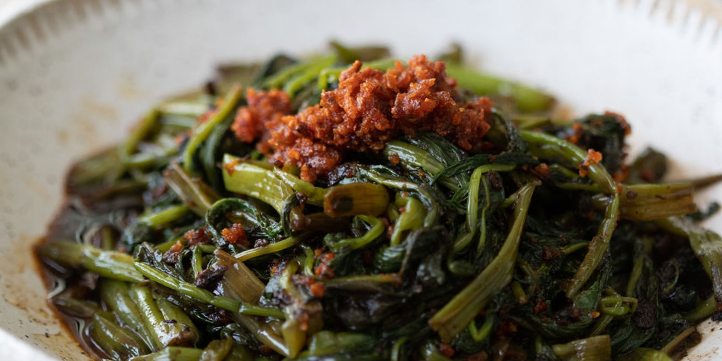 Kangkung Belacan (Stir Fried Water Spinach)