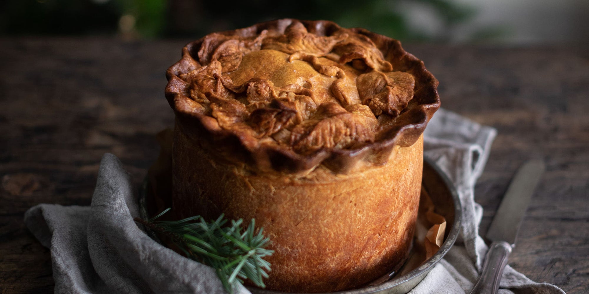 Curried Christmas Game Pie