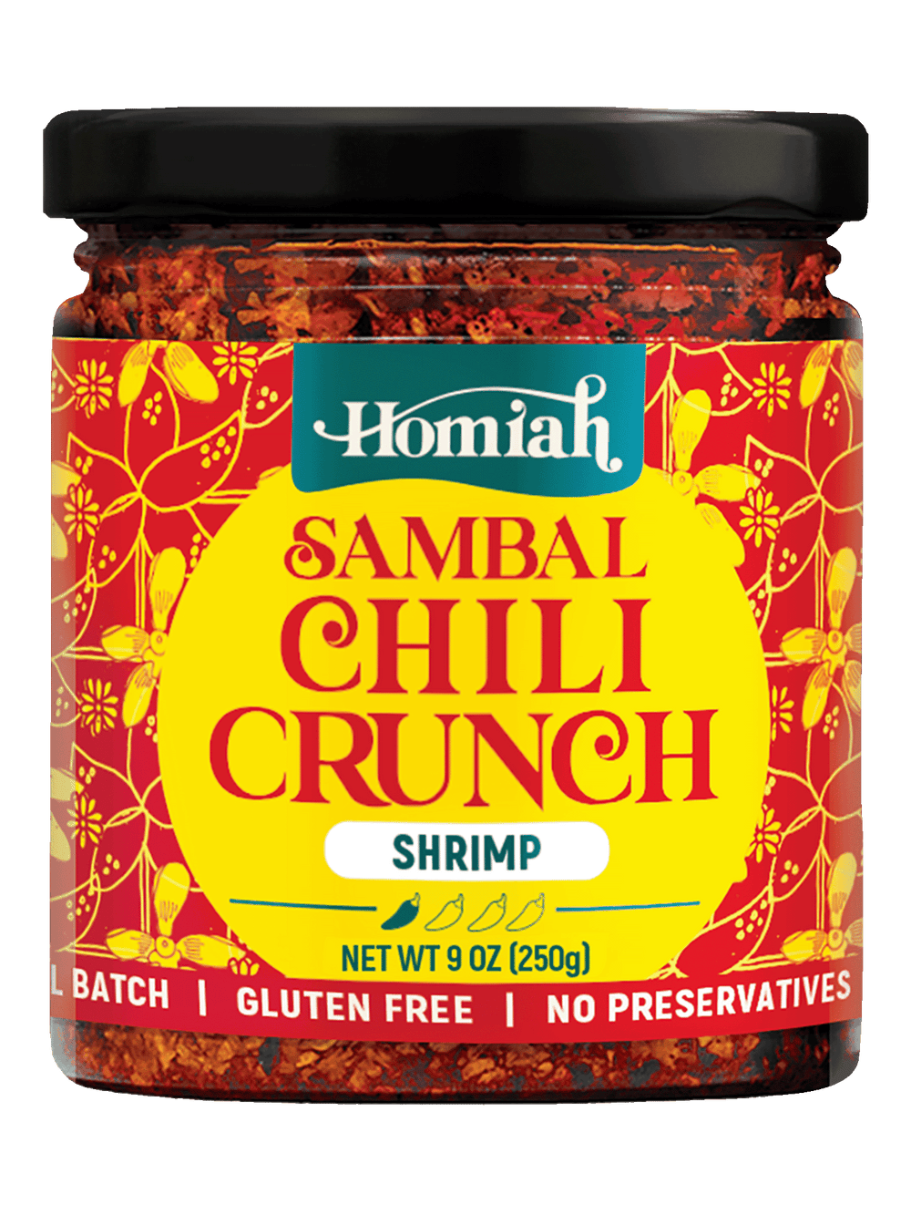Sambal Chili Crunch, Shrimp - 9 oz