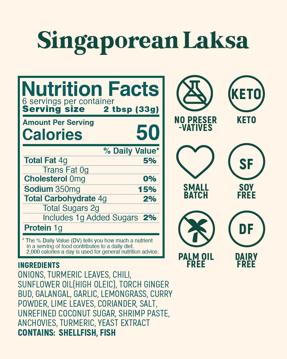 Laksa Curry Paste 4oz (Jar)