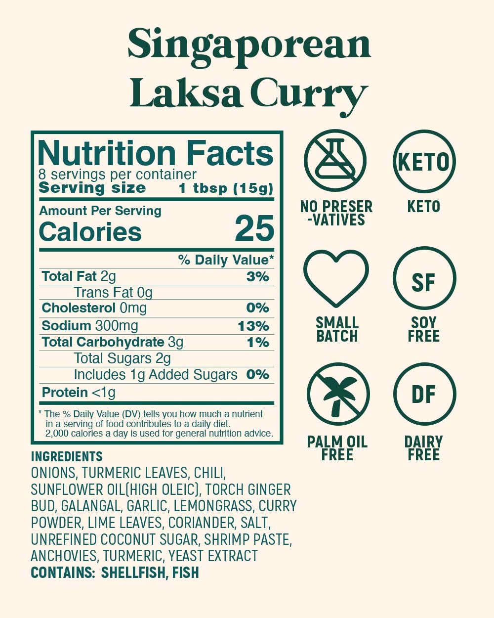 Laksa Curry Paste 4oz (Jar)