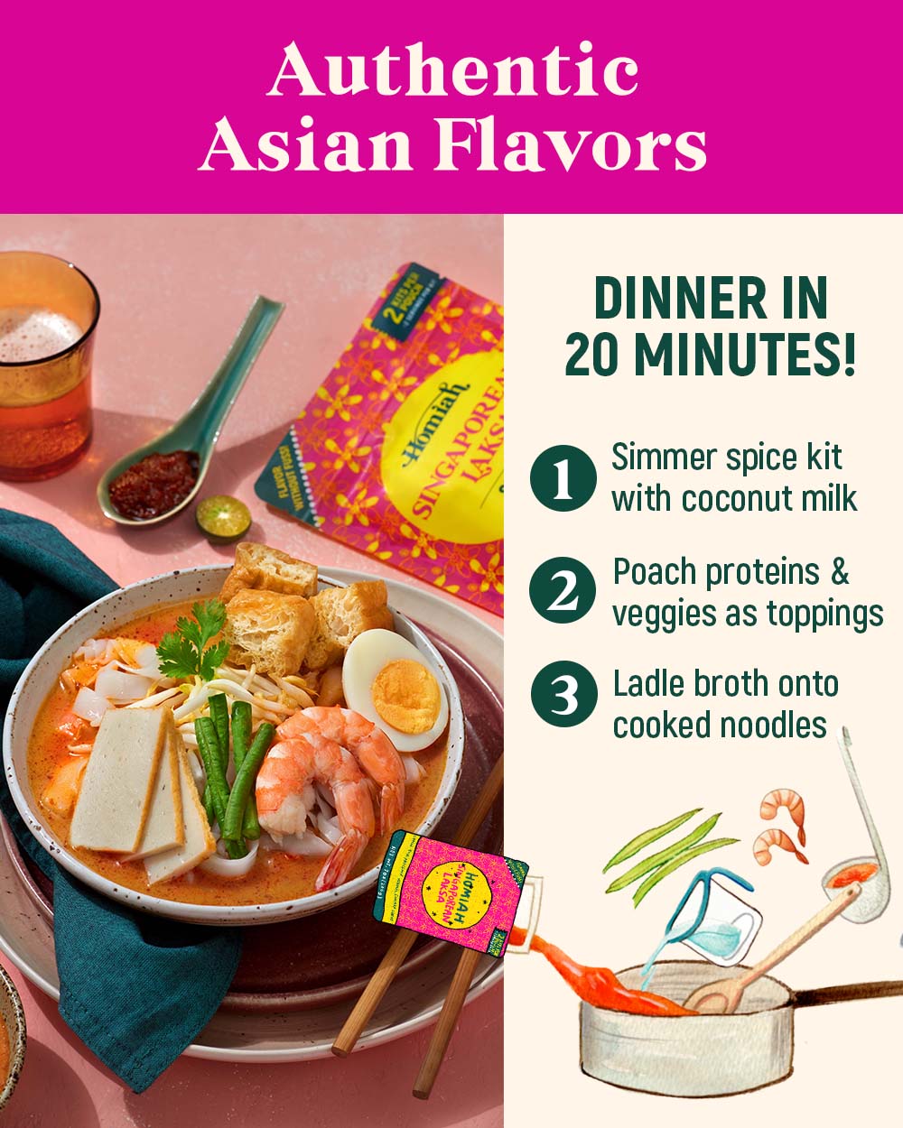 Laksa Spice Kit, 7 oz