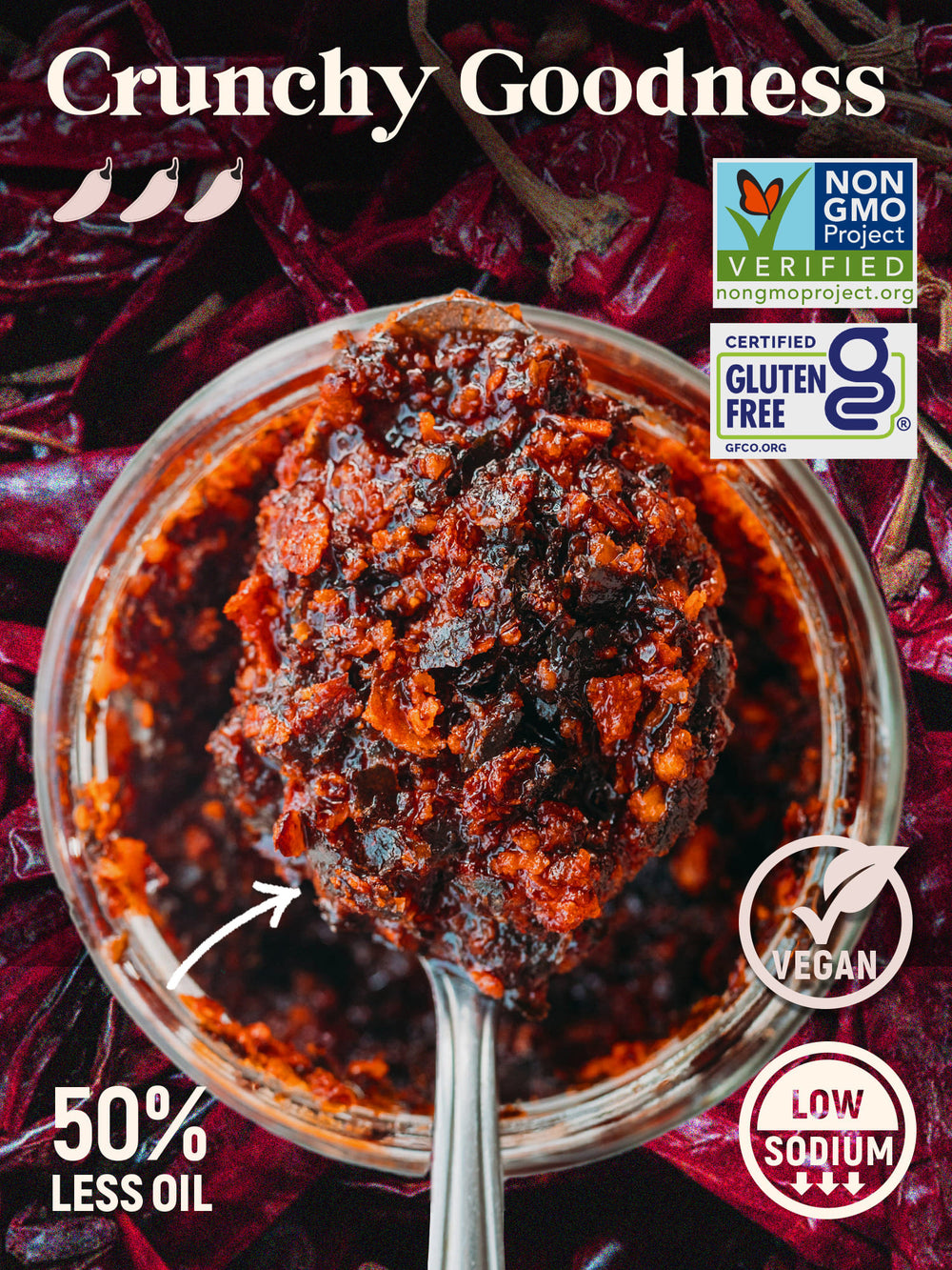 Sambal Chili Crunch, Spicy