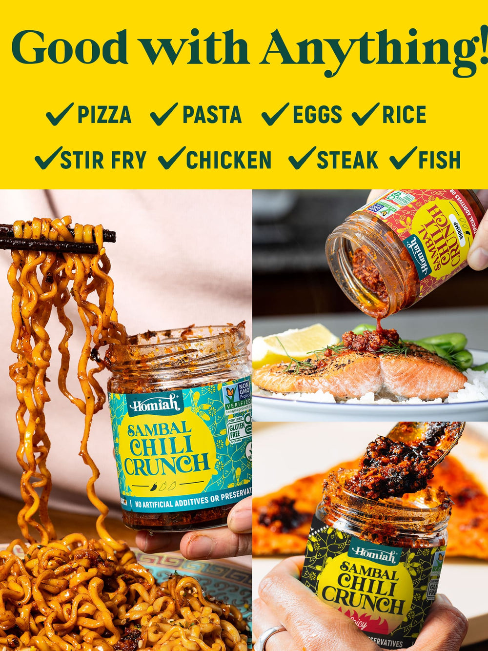 Sambal Chili Crunch, Spicy