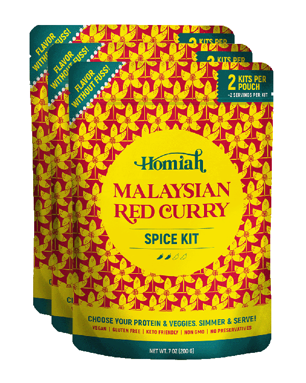 Red Curry Spice Kit - 3 Pack